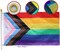 Premium New Progress Pride Flag 3x5 Ft Outdoor - Heavy Duty Nylon 210D Sewn Stripes